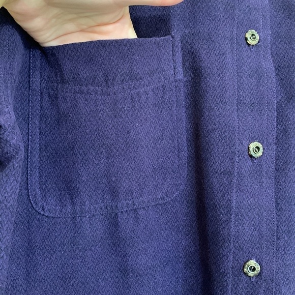St. John's Bay | Vintage 90's Deep Purple Ultra Suede Button Down Shirt XL Tall - Picture 12 of 17